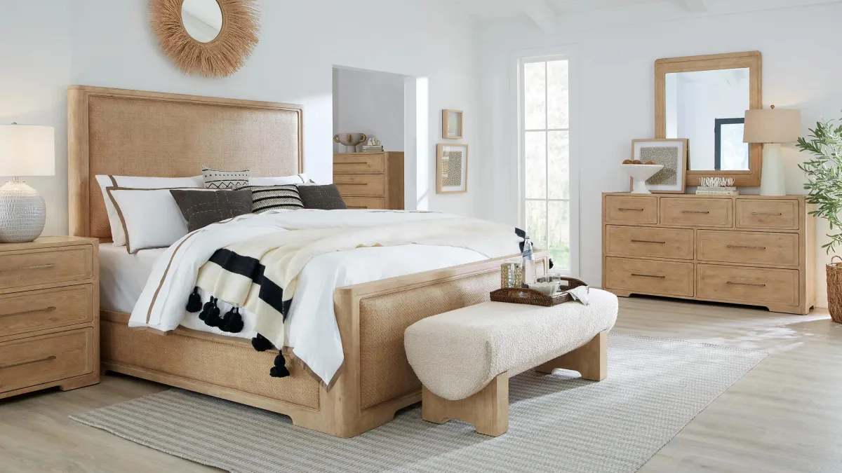 Retreat Cane Panel Bed