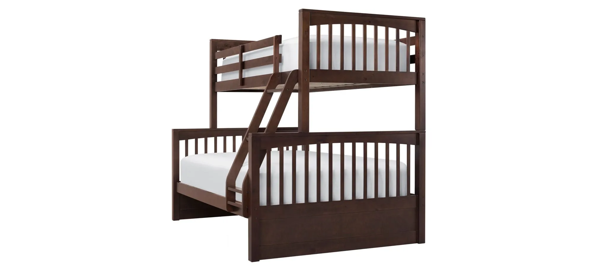 Jordan Twin-Over-Full Bunk Bed in Chocolate by Hillsdale Furniture