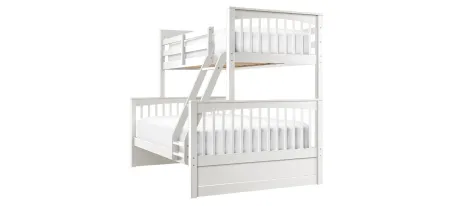 Jordan Twin-Over-Full Bunk Bed in White by Hillsdale Furniture