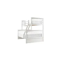 Jordan Twin-Over-Full Bunk Bed in White by Hillsdale Furniture