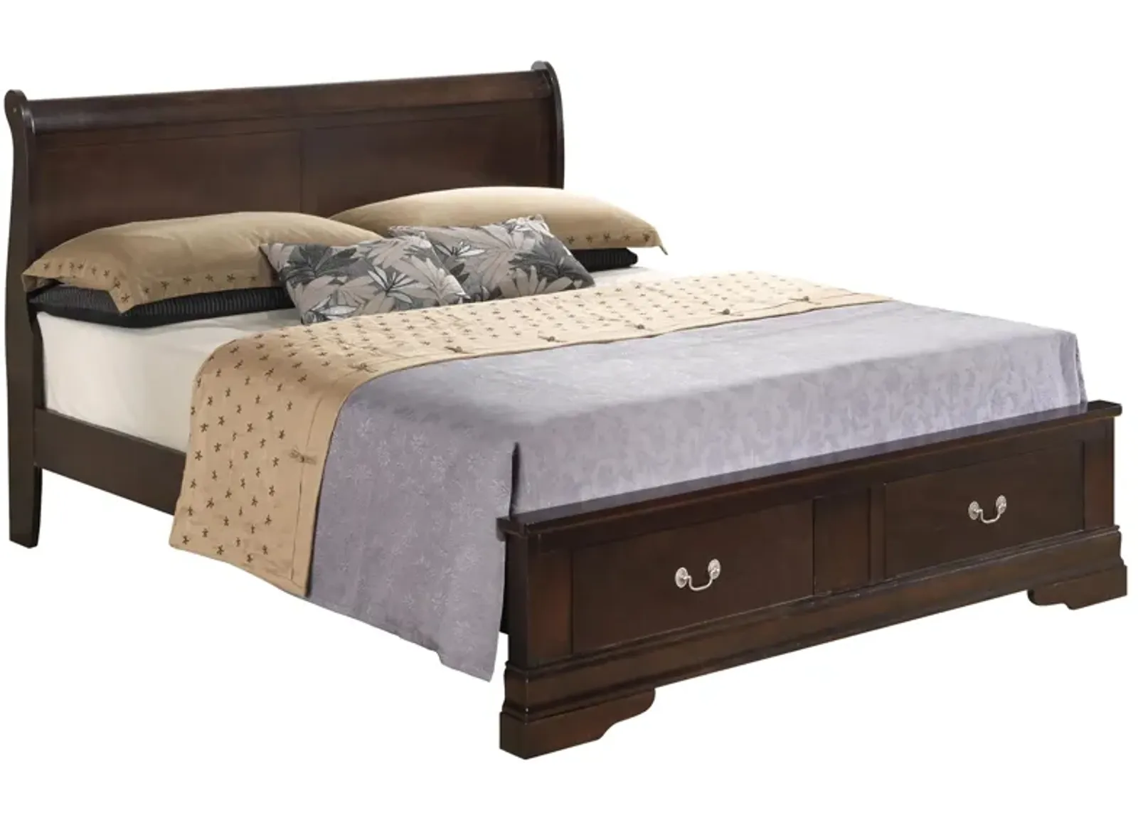 Rossie Storage Bed in Cappuccino by Glory Furniture