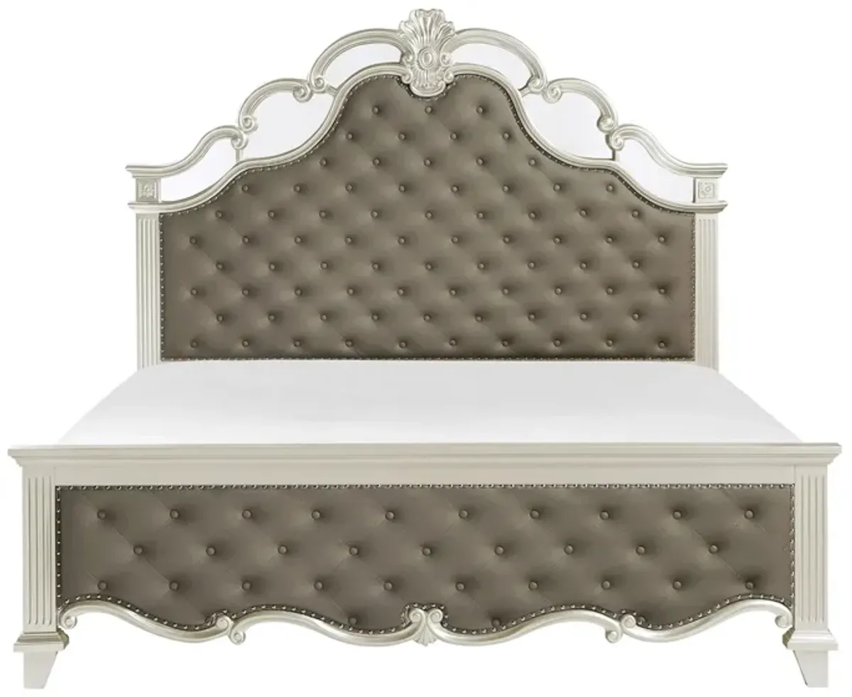 Motsinger Bed in Champagne by Homelegance