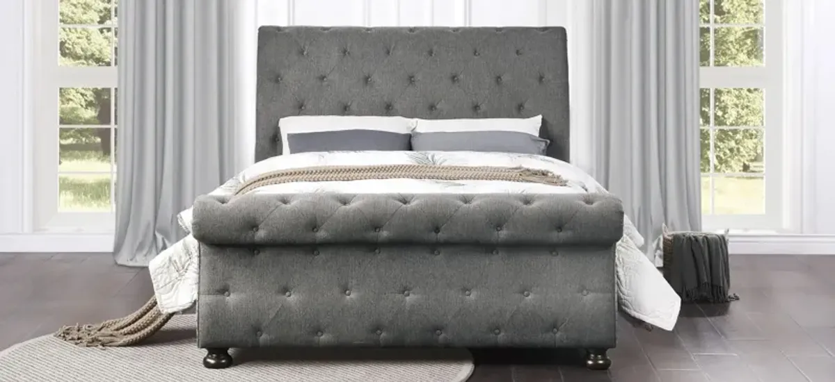 Sanders Eastern Upholstered Bed