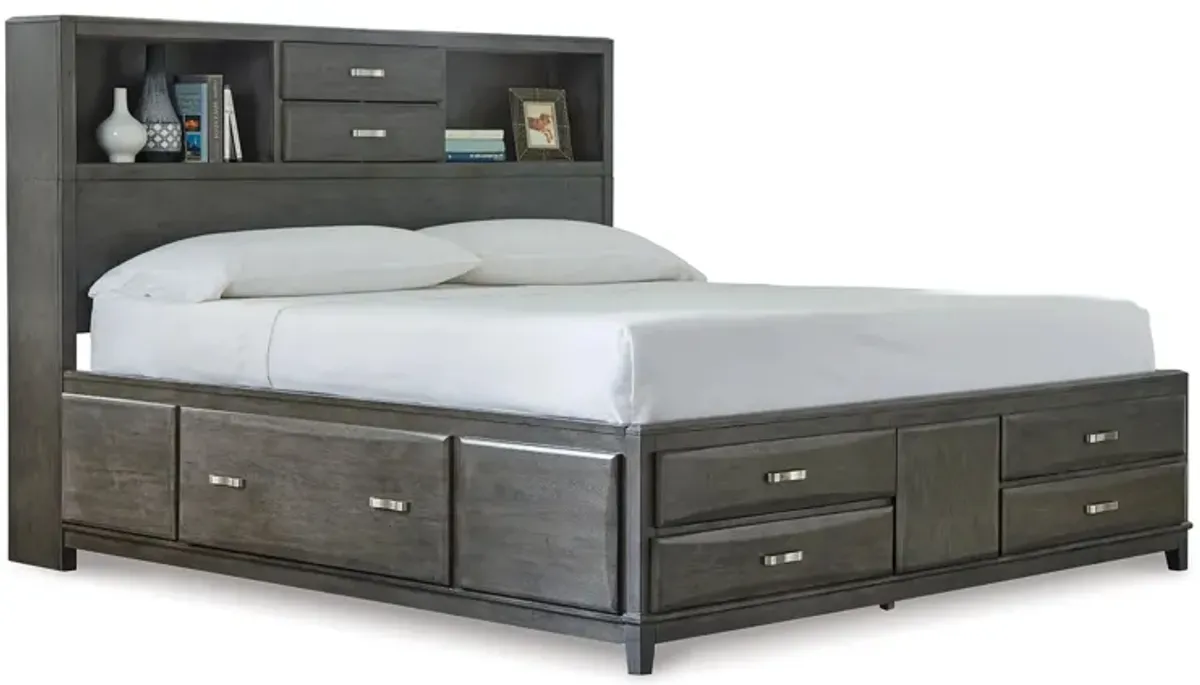 Caitbrook King Storage Bed with 8 Drawers