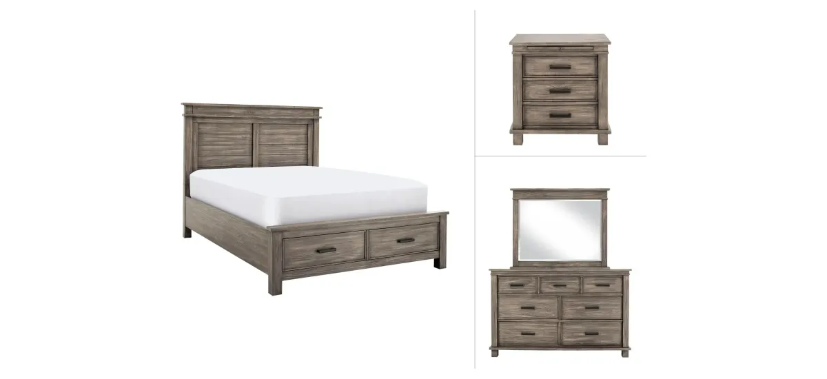 Hempstead 4-pc. Platform Storage Bedroom Set