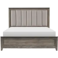 Beddington California King Bed in 2-Tone Finish (Gray and Oak) by Homelegance