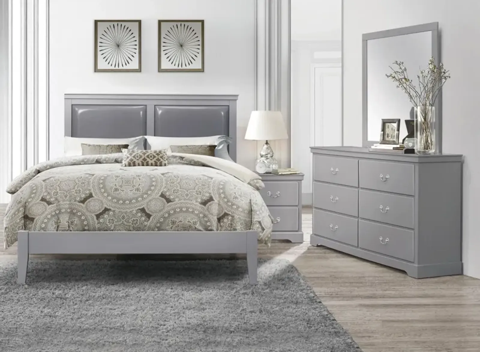 Place 4-pc. Upholstered Bedroom Set