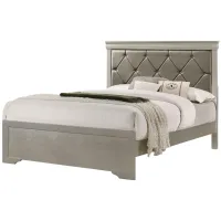 Amalia Panel Bed in Champagne Silver by Crown Mark