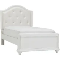 Joscelyne Bed in Irridescent White by Liberty Furniture