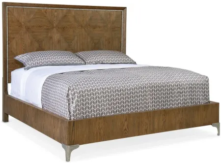 Chapman Panel Bed in Medium Wood by Hooker Furniture