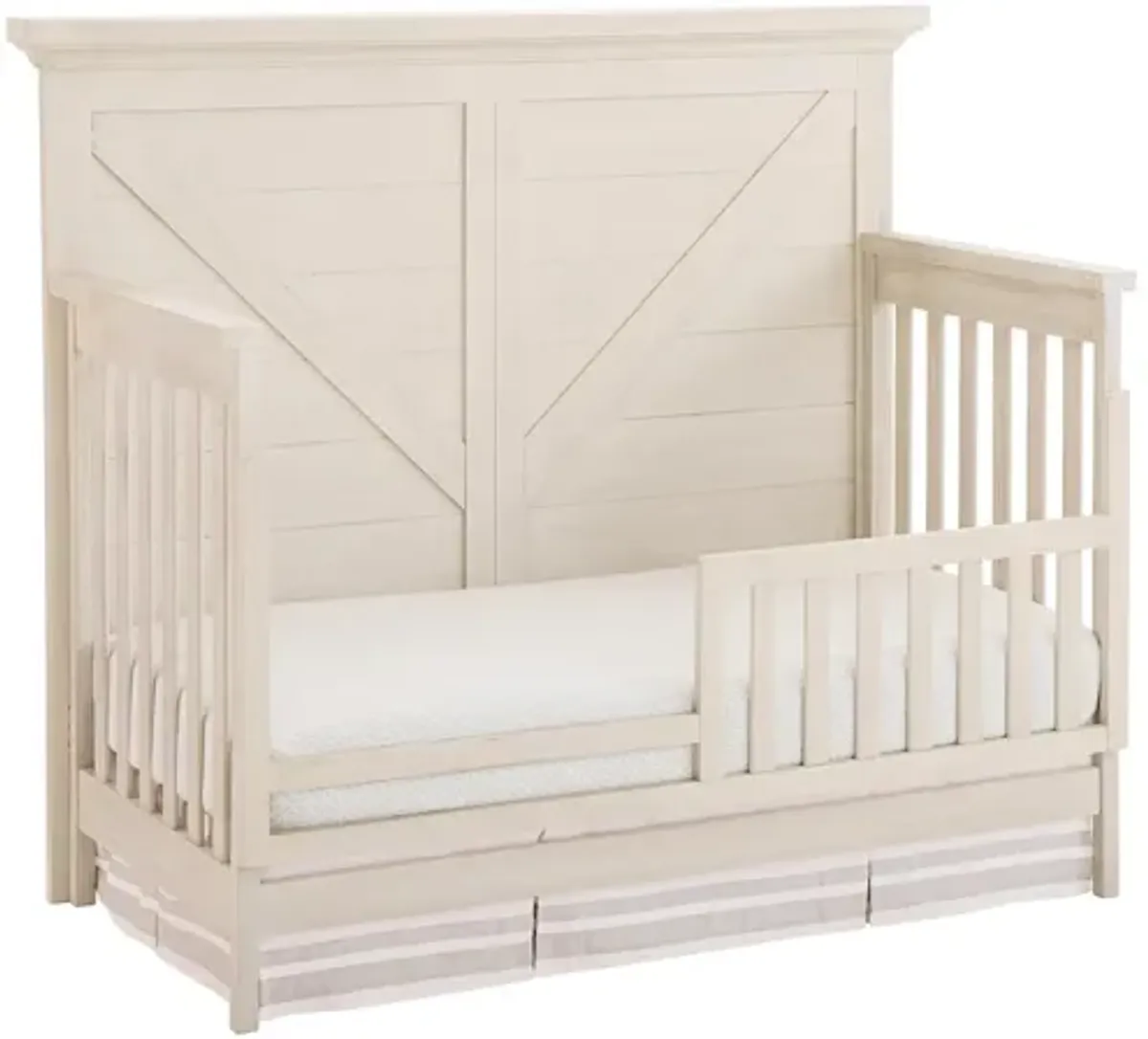 Wyatt Crossbuck Panel Convertible Crib with Conversion Kit