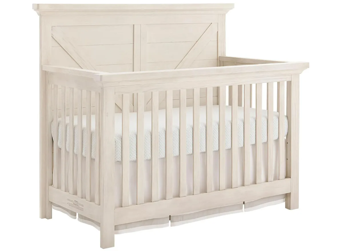 Wyatt Crossbuck Panel Convertible Crib with Conversion Kit