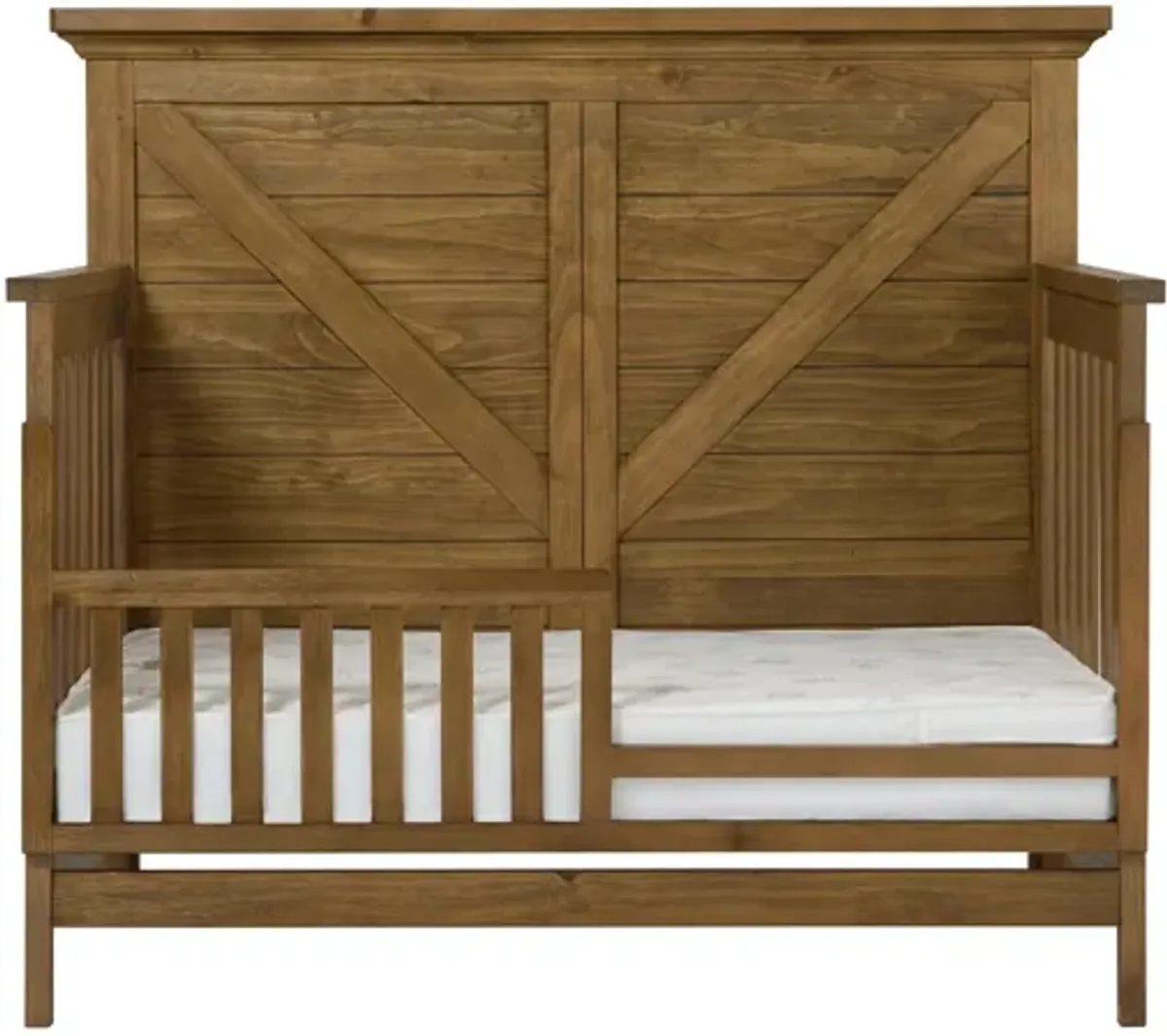 Wyatt Crossbuck Panel Convertible Crib with Conversion Kit