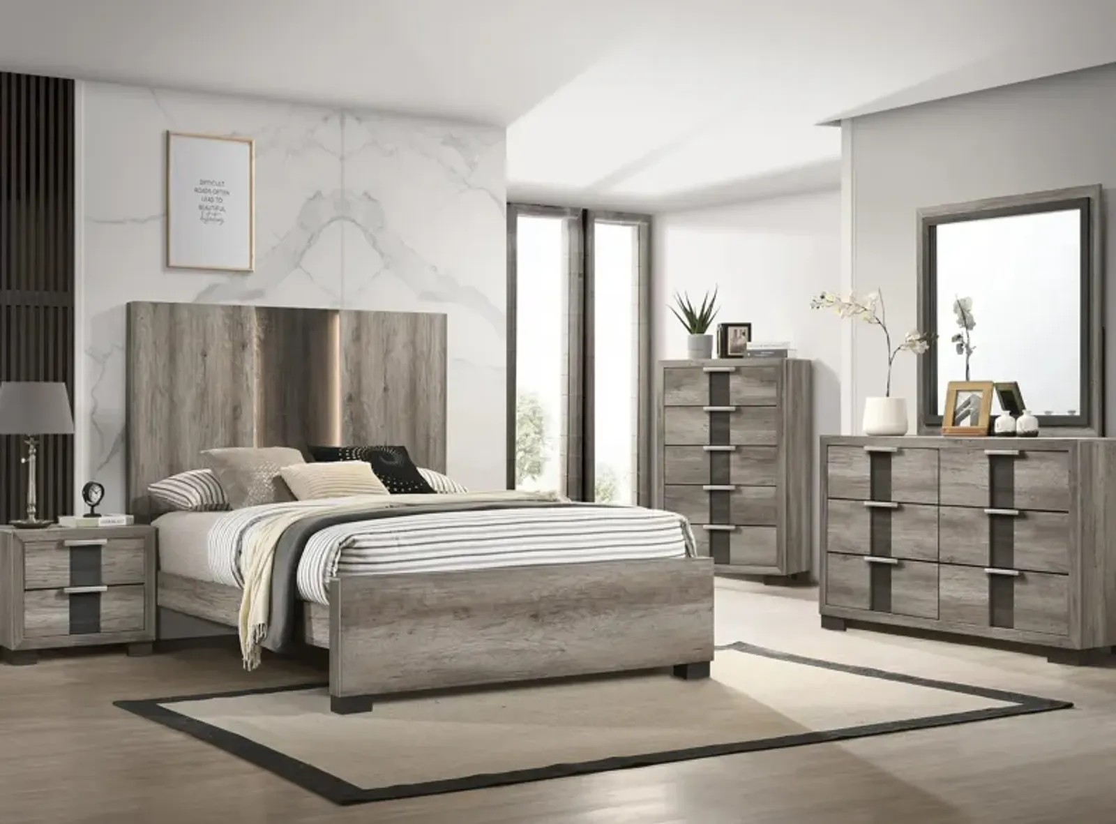 Rangley 5-Pc King Bedroom Set