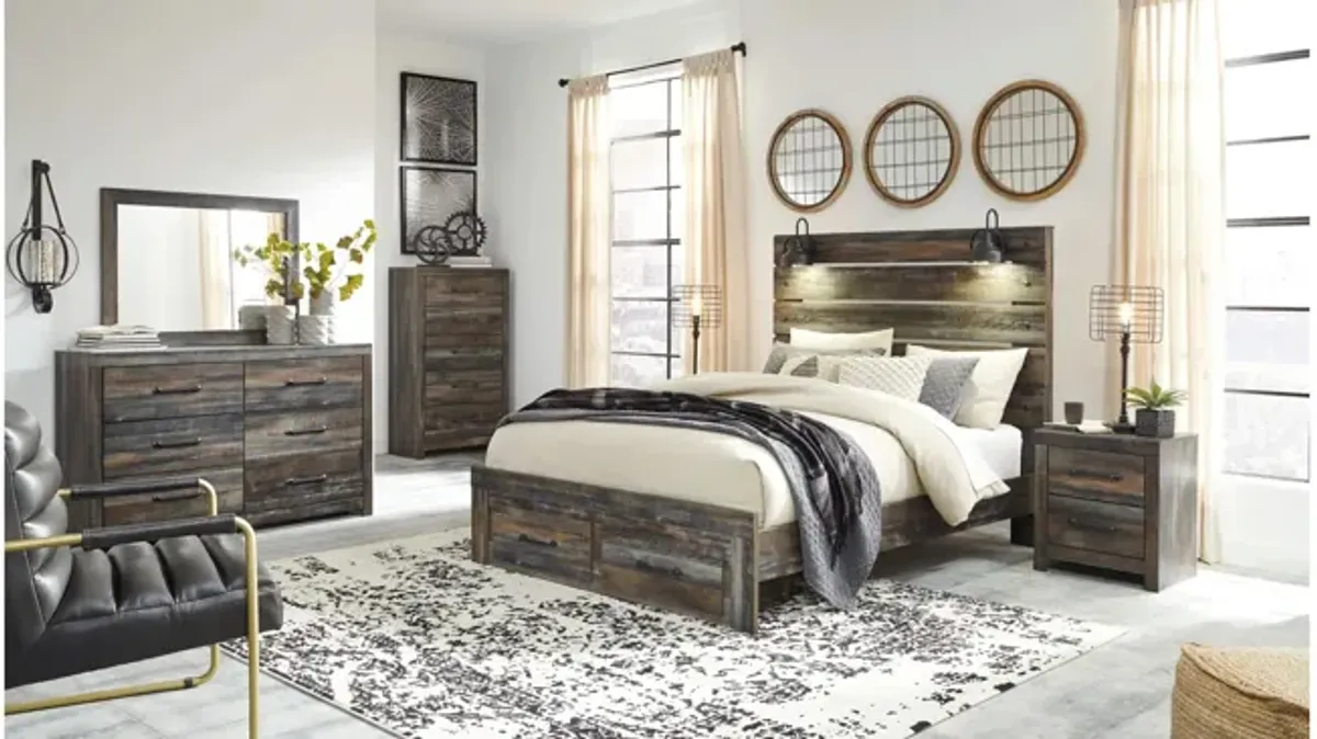 Luna 4-pc. Panel Bedroom Set w/Storage