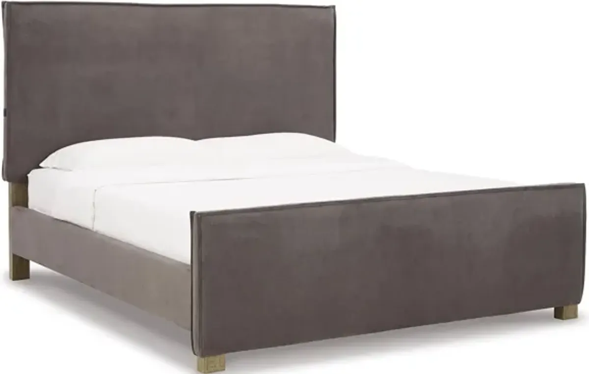 Krystanza Upholstered Panel Bed