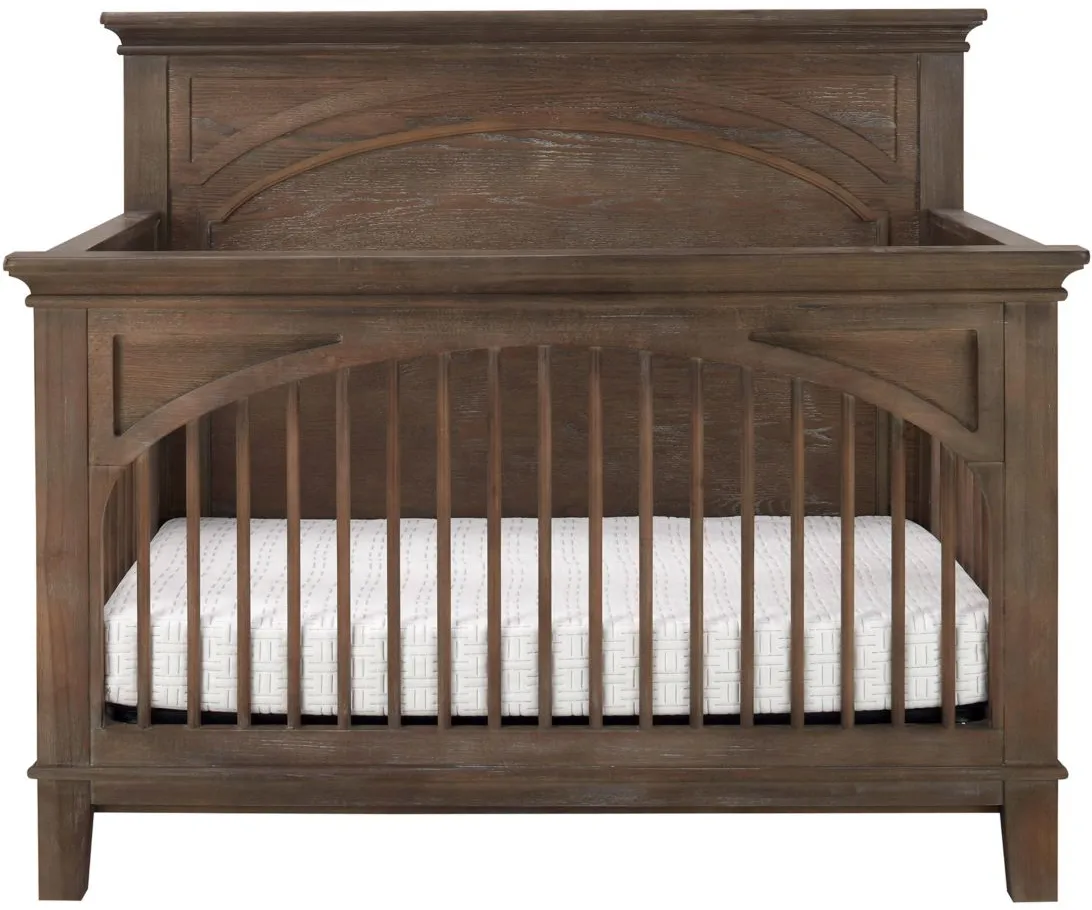 Kennedy Convertible Crib with Conversion Rails in Sandwash by Westwood Design