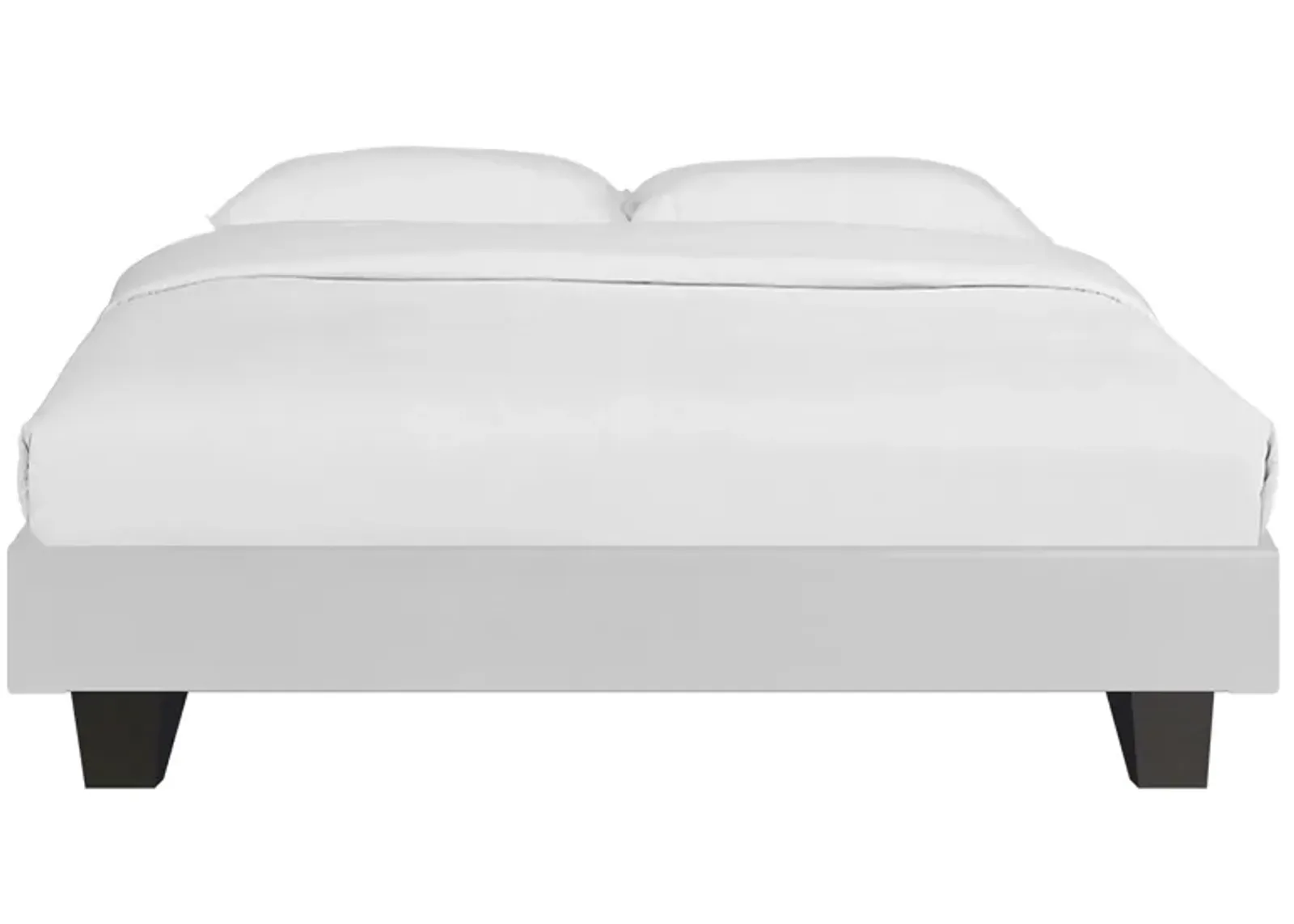 Acton Platform Bed in White by CAMDEN ISLE