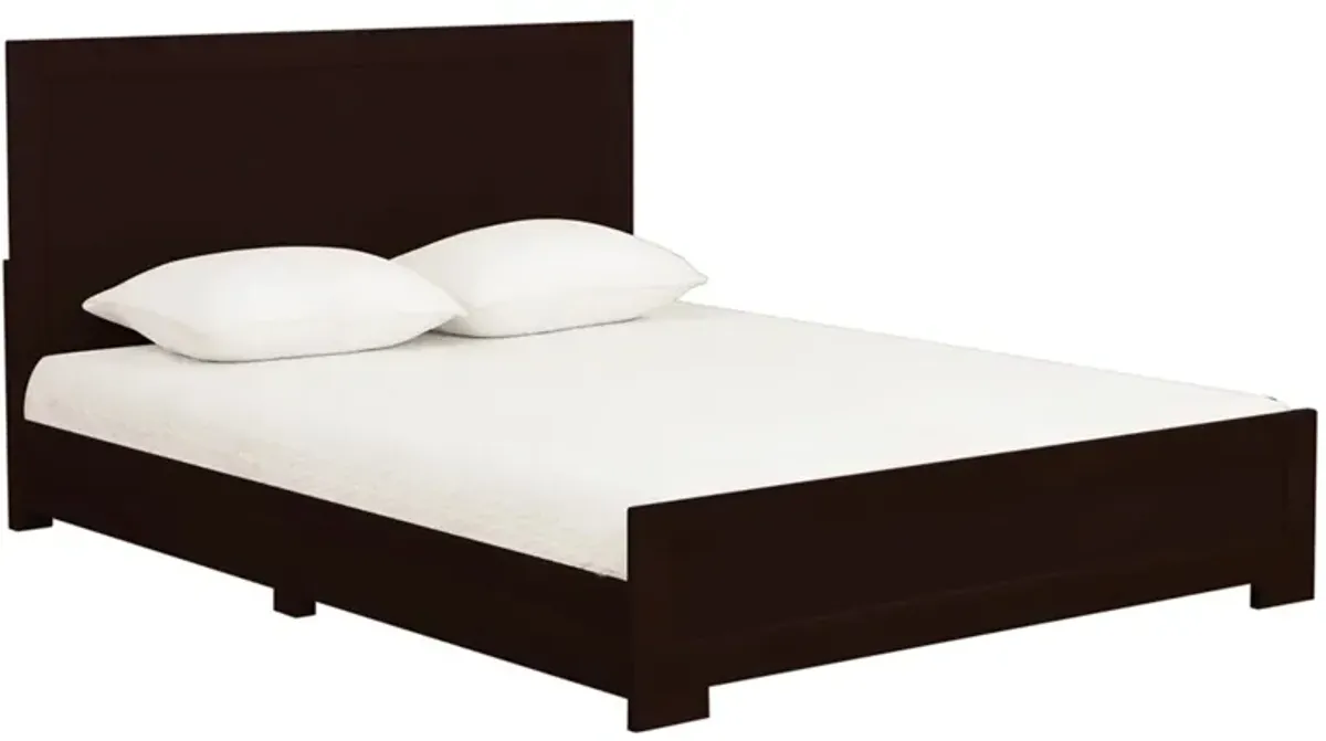 Oxford Platform Bed in Espresso by CAMDEN ISLE