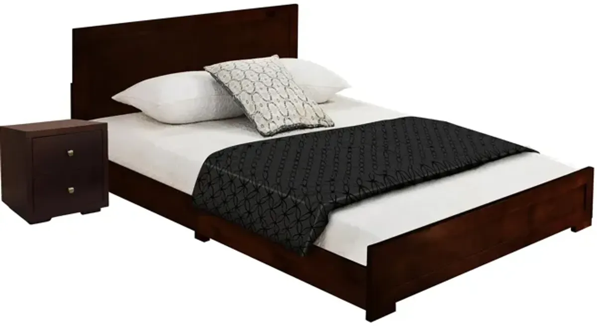 Trent Platform Bed with 1 Nightstand