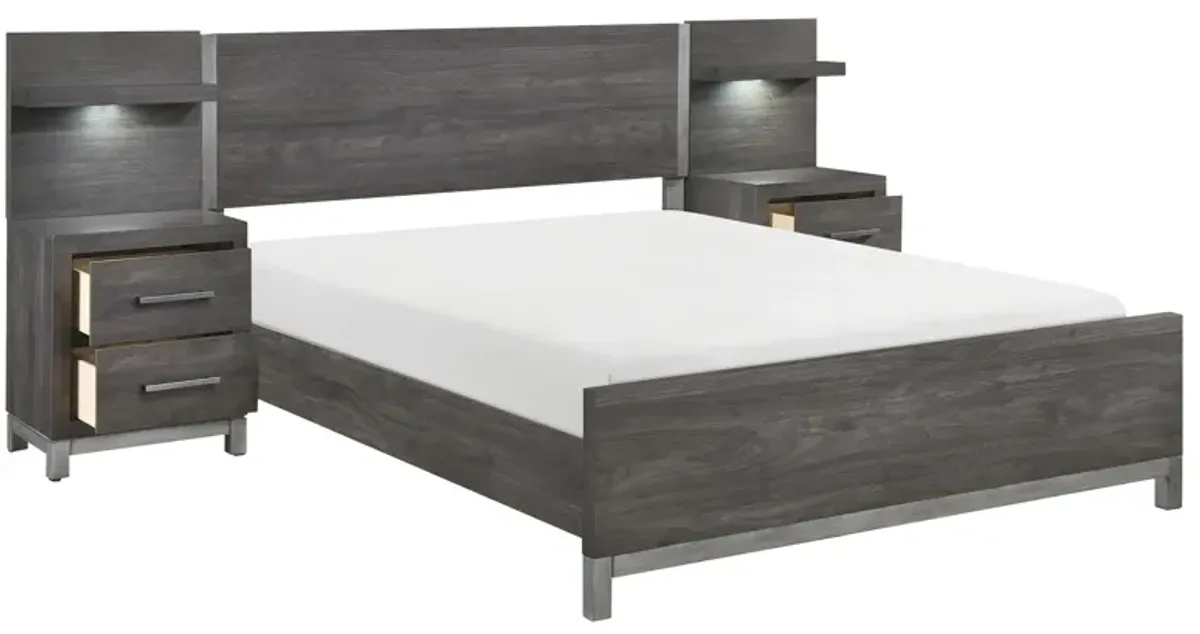 Frado 5-pc. Wall Bed Bedroom Set