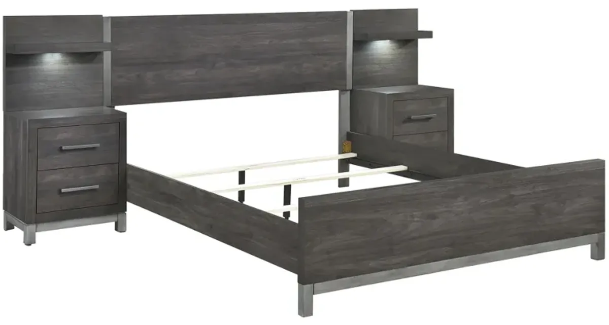 Frado 5-pc. Wall Bed Bedroom Set