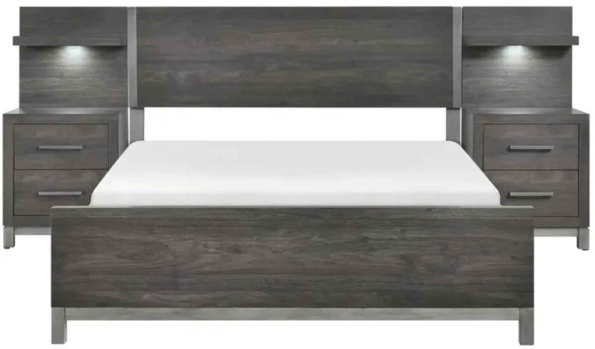 Frado 5-pc. Wall Bed Bedroom Set