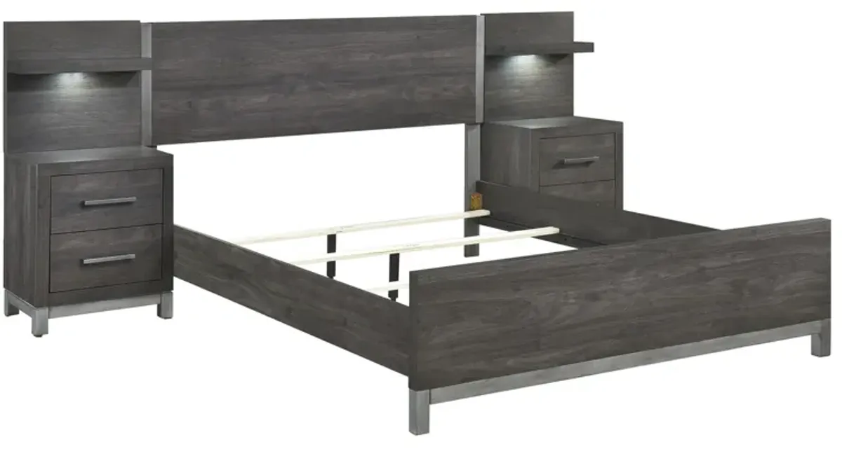 Frado 5-pc. Wall Bed Bedroom Set