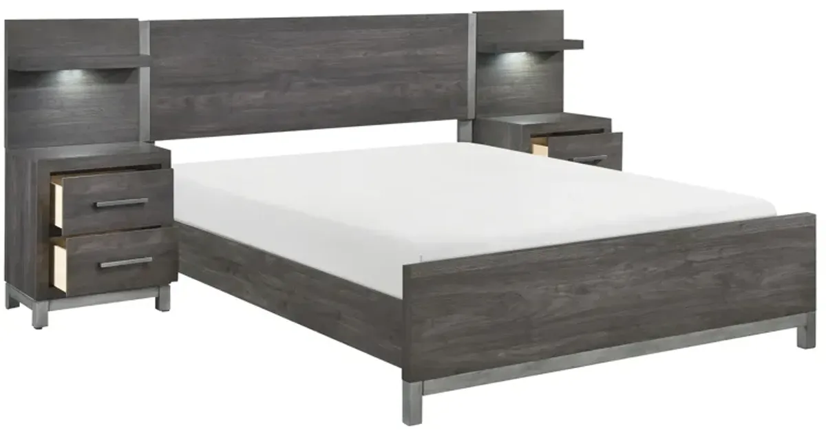 Frado 5-pc. Wall Bed Bedroom Set