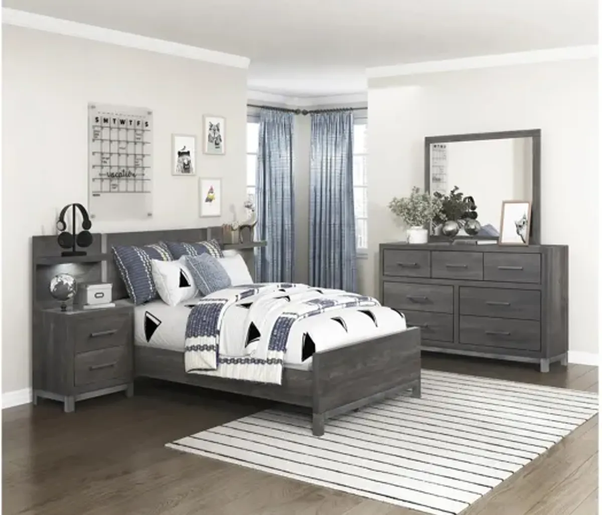 Frado 5-pc. Wall Bed Bedroom Set