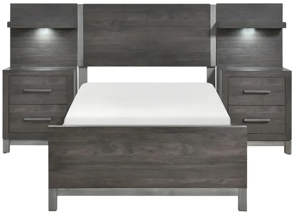 Frado 5-pc. Wall Bed Bedroom Set