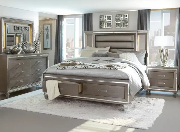 Selena 4-pc. Platform Bedroom Set with Storage Bed
