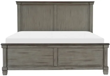 Andover Bed in Coffee and Antique Gray by Bellanest
