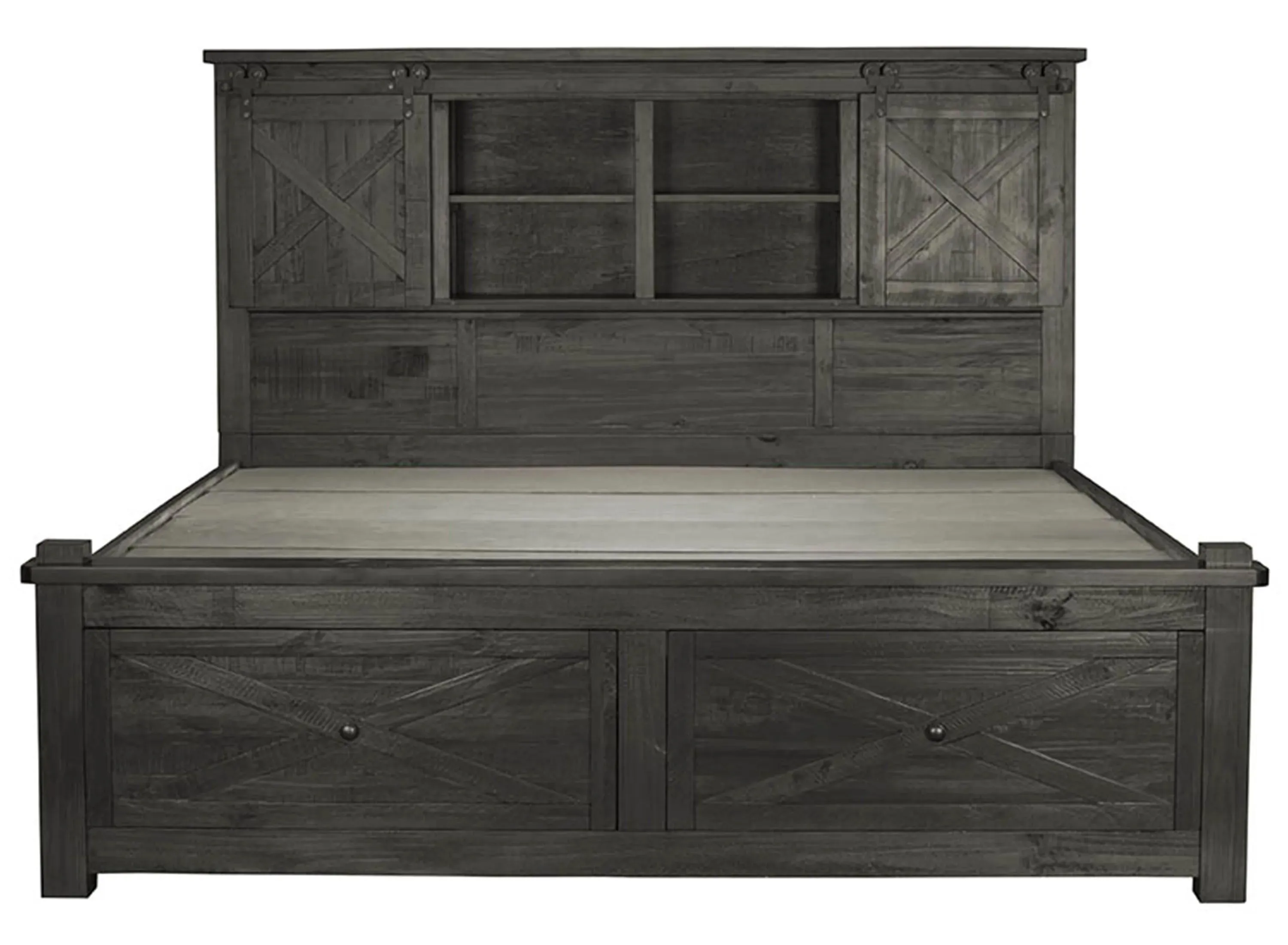 Sun Valley Storage Bed in Charcoal by A-America