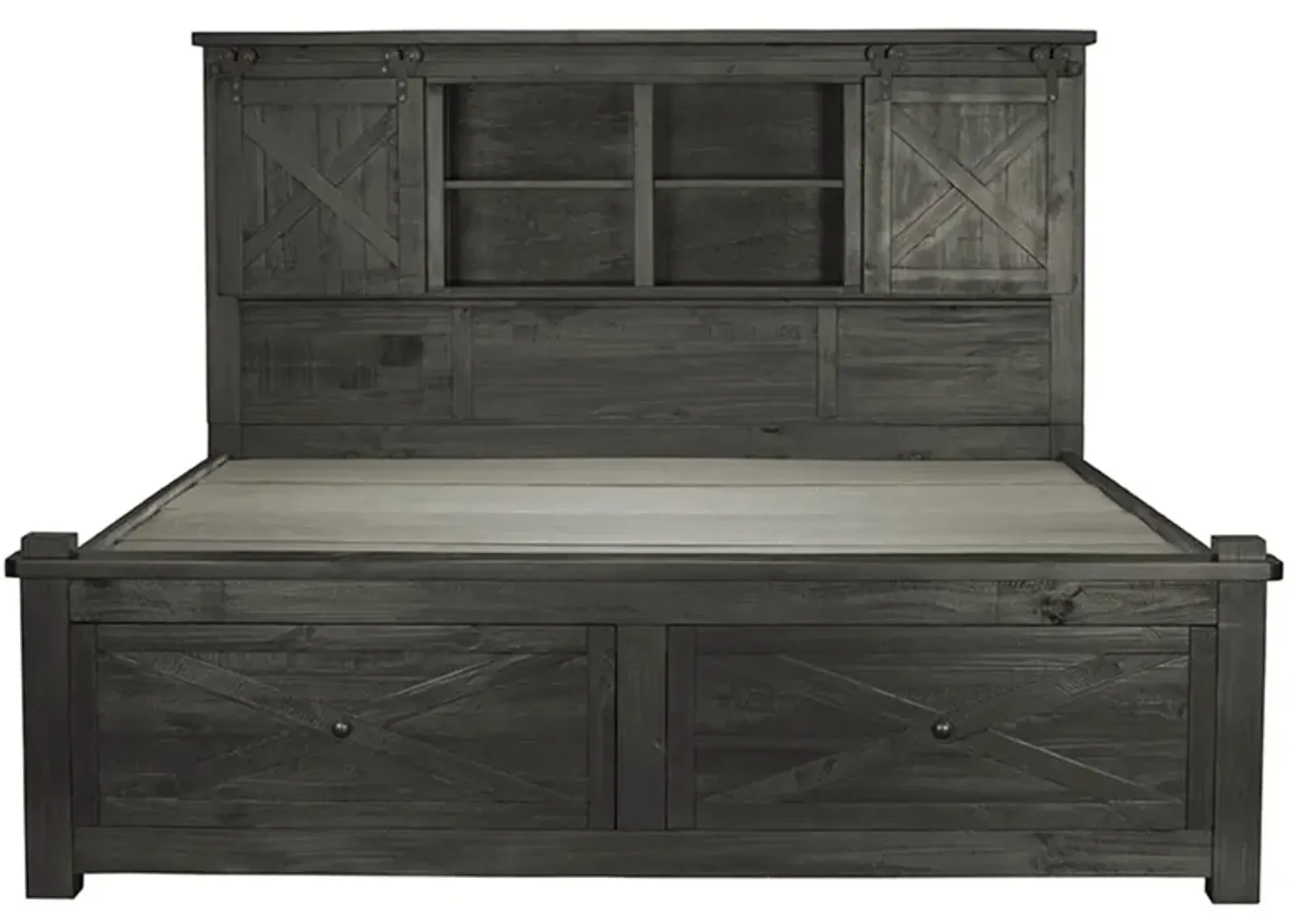 Sun Valley Storage Bed in Charcoal by A-America