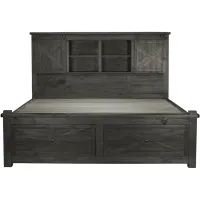 Sun Valley Storage Bed in Charcoal by A-America