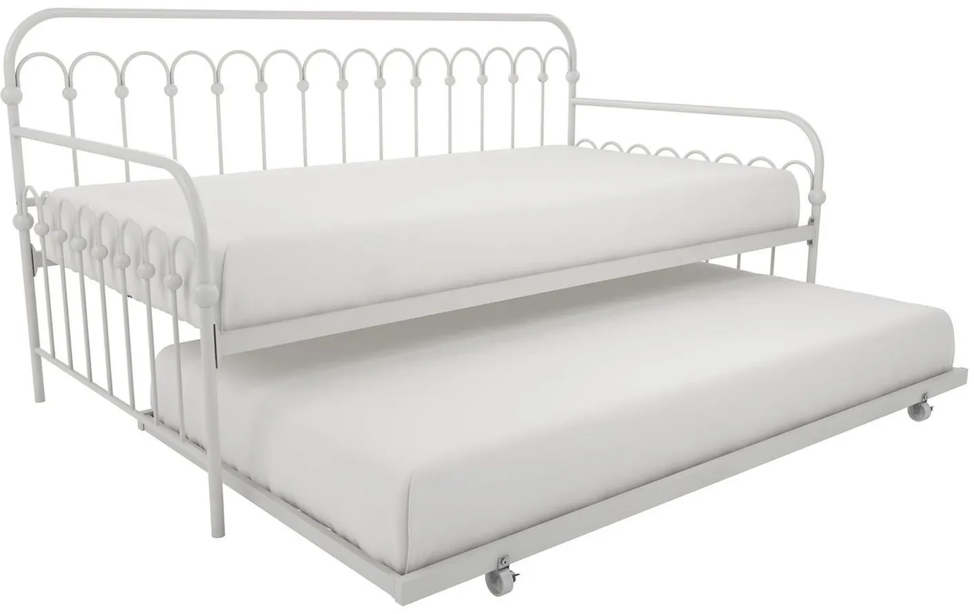 Bright Pop Daybed Twin in Off White by DOREL HOME FURNISHINGS