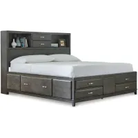 Caitbrook Queen Storage Bed with 8 Drawers in Gray by Ashley Furniture