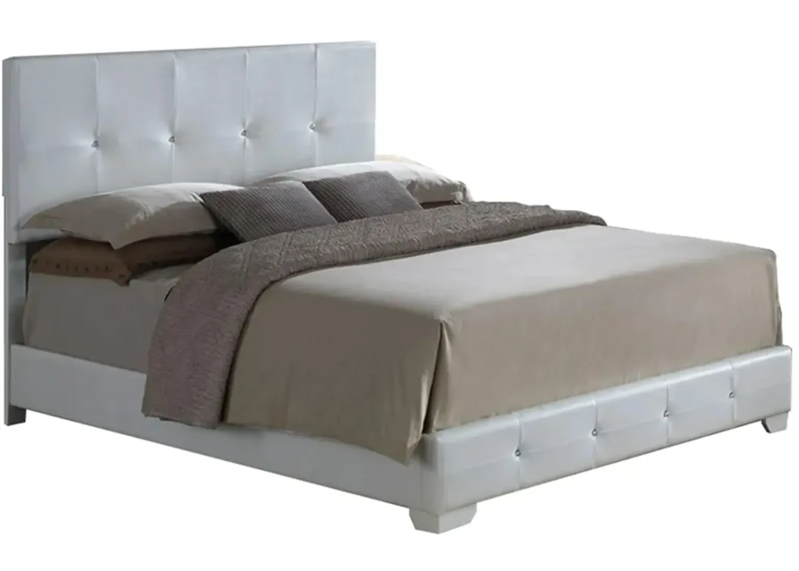 Nicole Bed in White by Glory Furniture