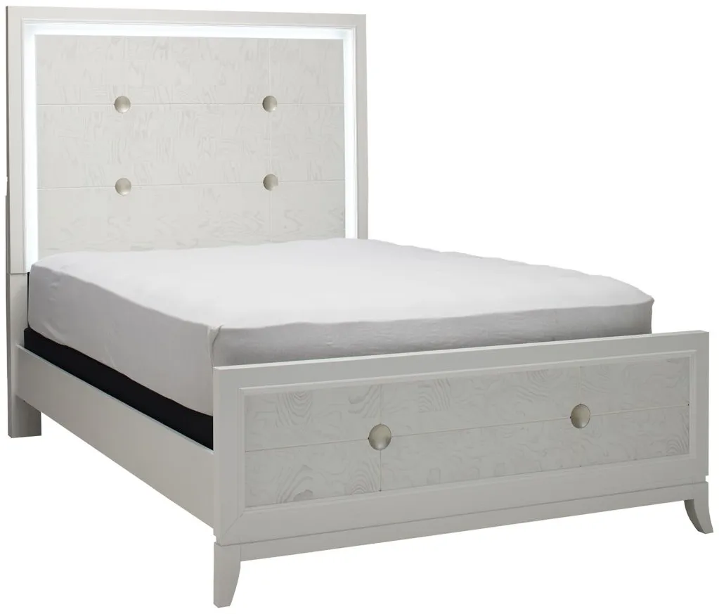 Giovanna 4-pc. Bedroom Set in White by Samuel Lawrence