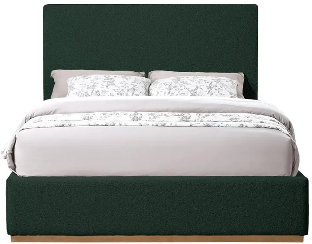 Monaco King Bed in Green by Meridian Furniture