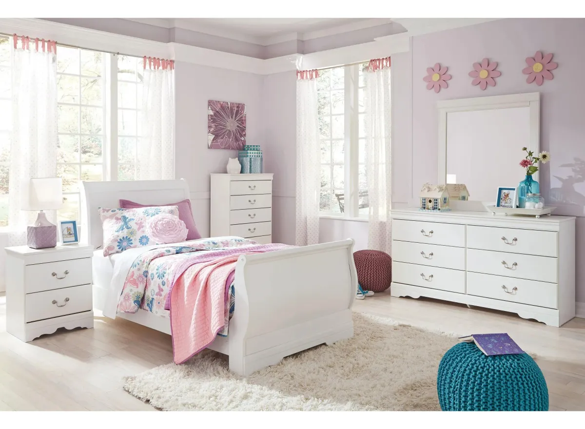 Anarasia 4-pc. Bedroom Set in White by Ashley Furniture