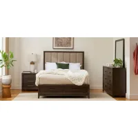 Bardwell 4-pc. Bedroom Set in Brown by Bellanest