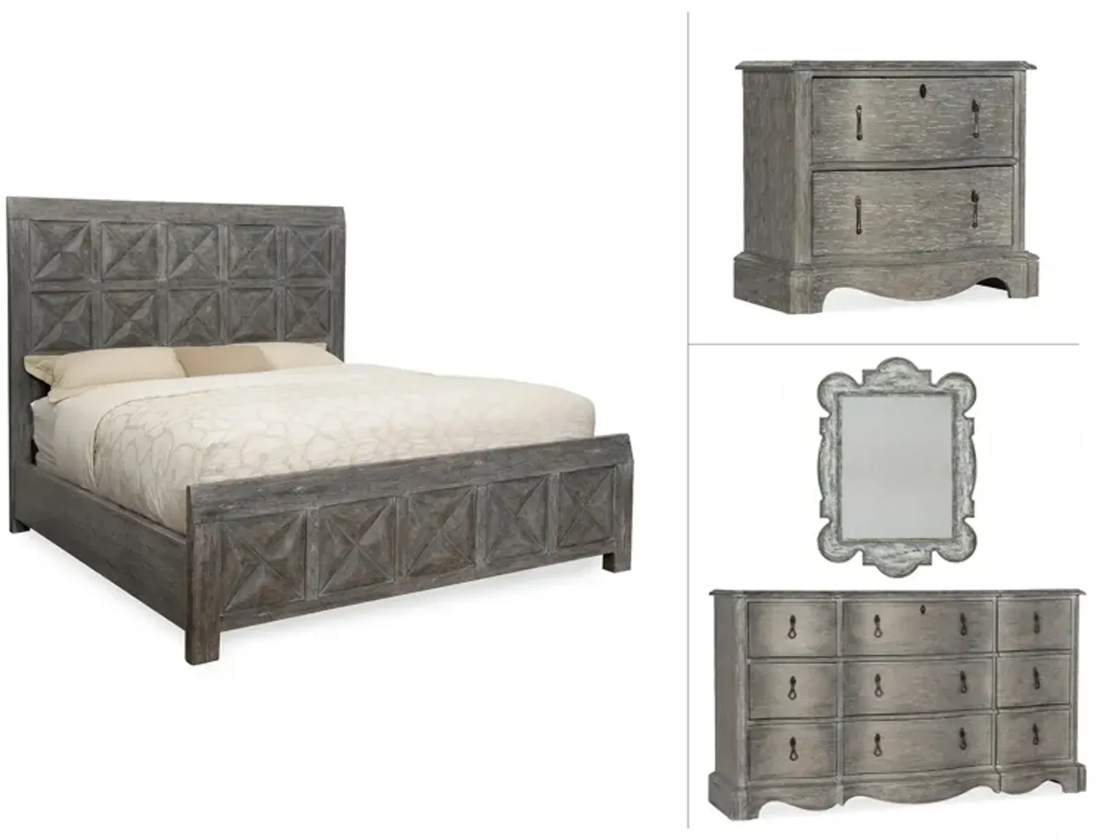 Beaumont 4-pc King Panel Bedroom Set