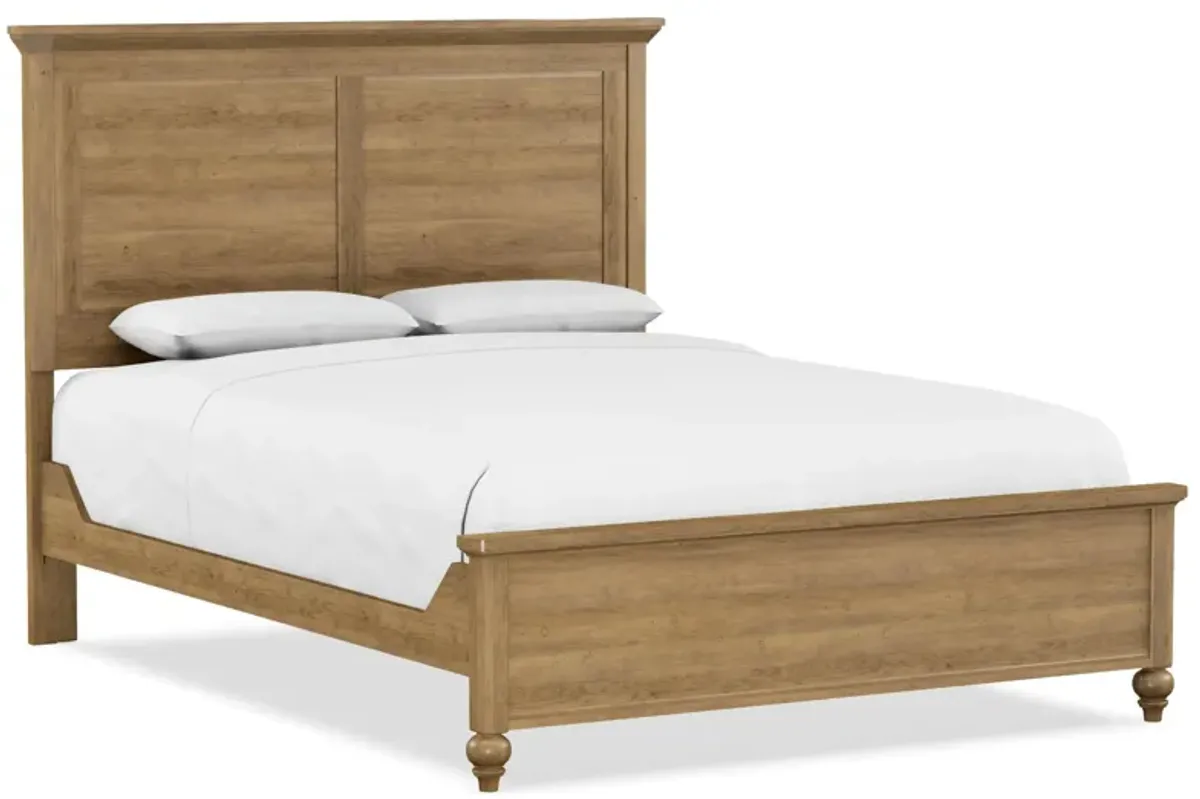 Millcroft Queen Bed in Aged Wheat by Durham Furniture