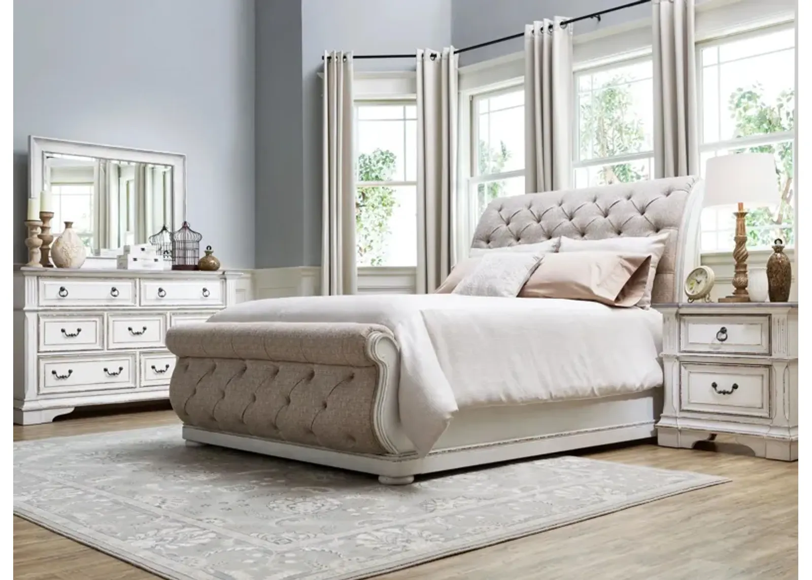 Birmingham 4-pc. Bedroom Set in white by Liberty Furniture