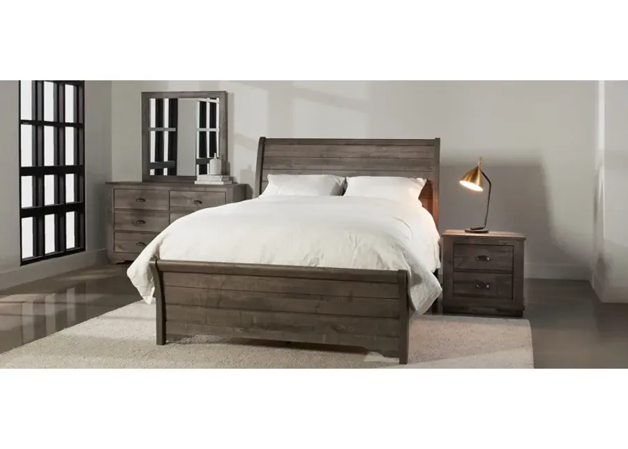 Josie 4-pc. Bedroom Set in Gray by Crown Mark