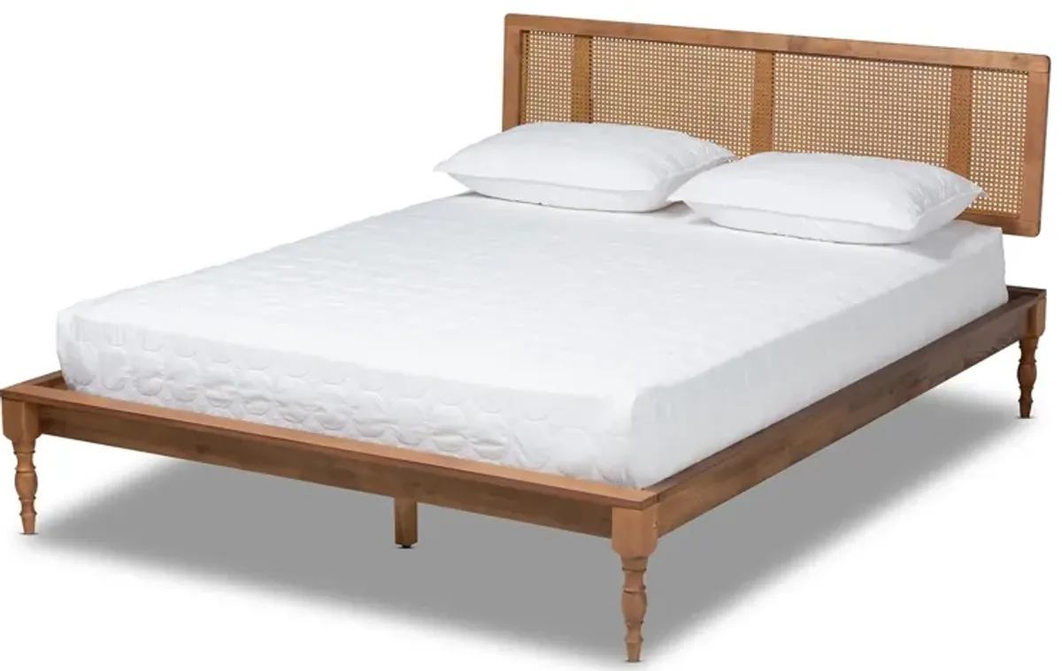 Romy Vintage King Size Platform Bed