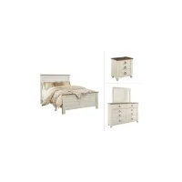 Collingwood 4-pc. Bedroom Set in Whitewash by Ashley Furniture