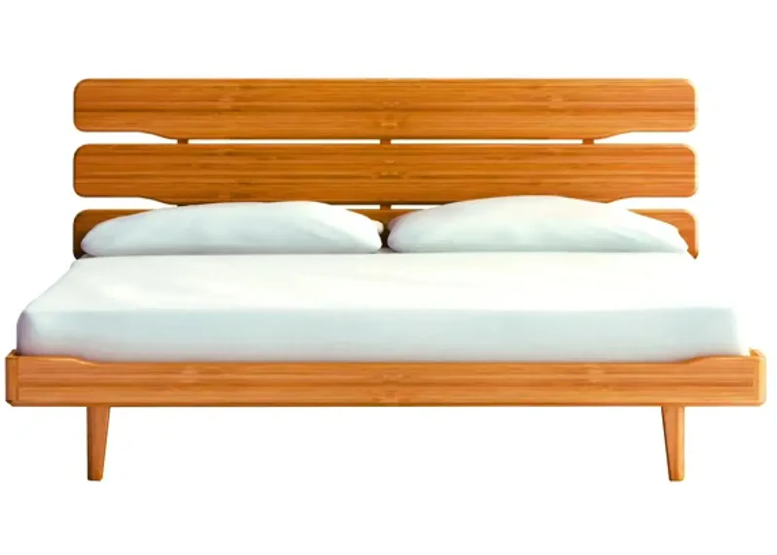 Currant King Platform Bed in Caramelized by Greenington